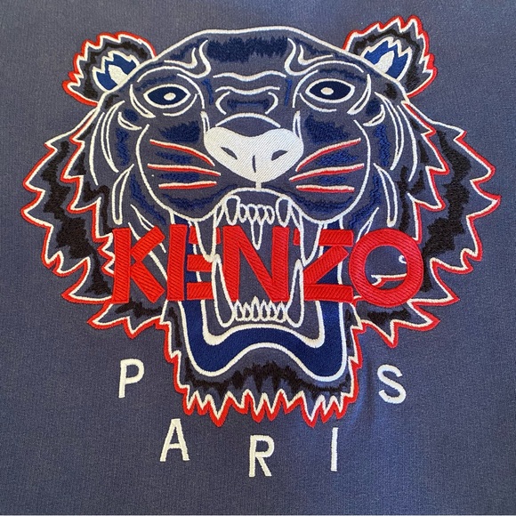 Kenzo M men’s denim blue sweatshirt. EUC - Picture 2 of 6